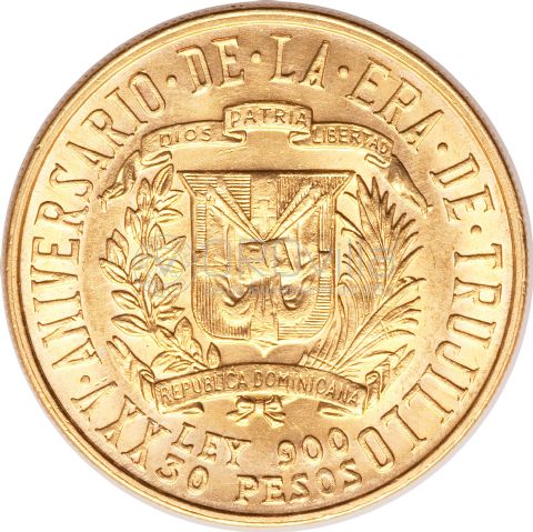 30 Pesos - Rafael Trujillo - Repubblica Dominicana